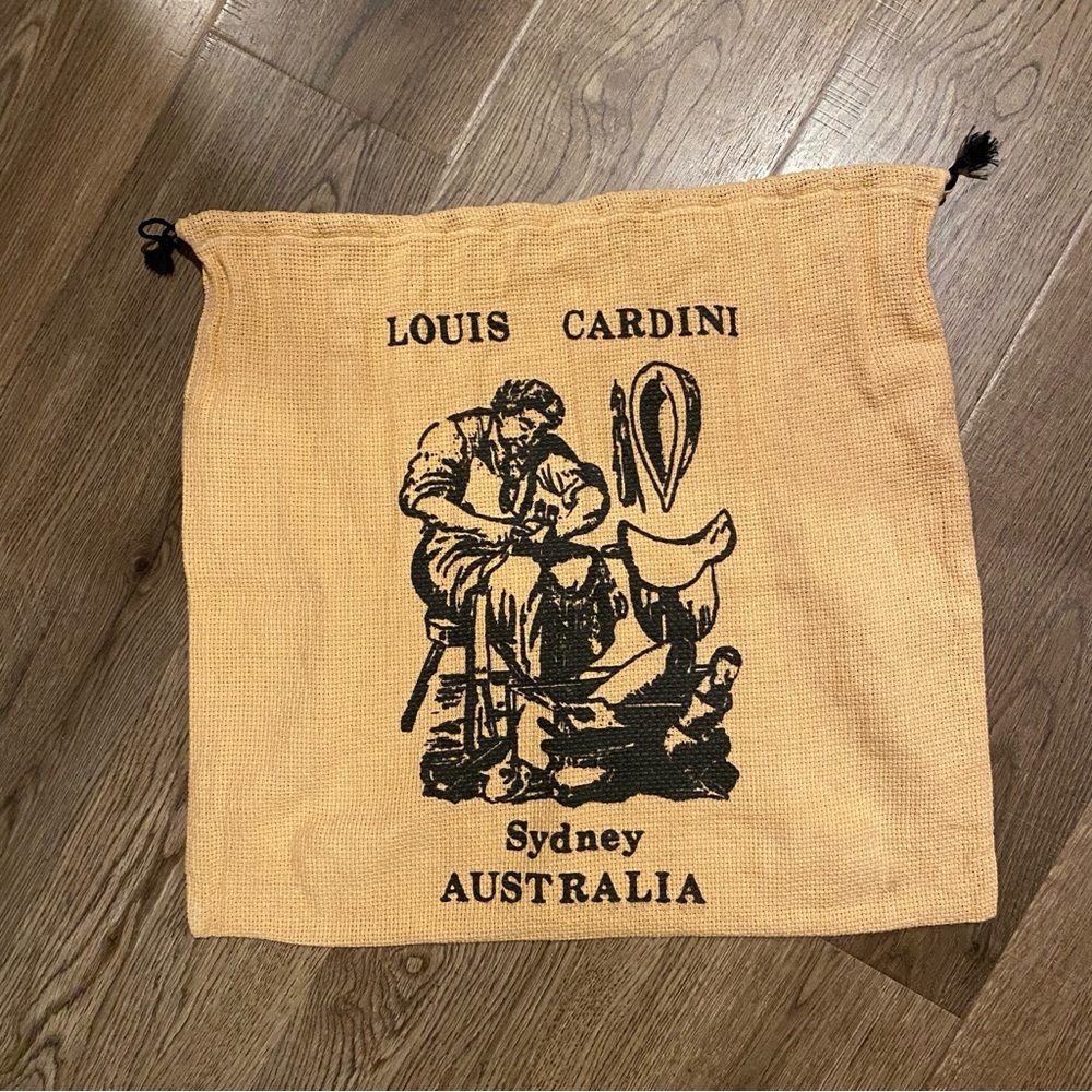 Louis Cardini Sydney Australia Makers Handbag Drawstring Bag Cover